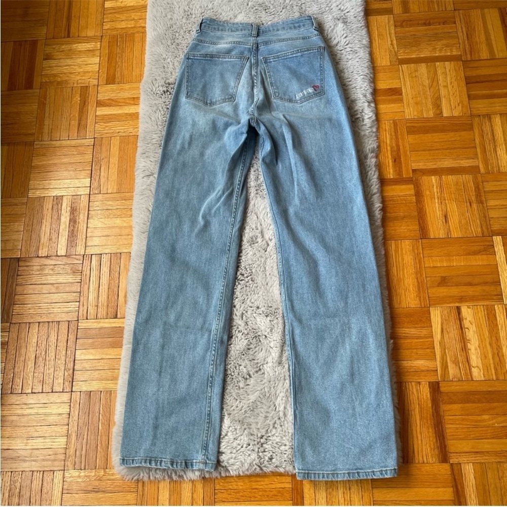 DJERF AVENUE straight leg high waisted size 25 - Picture 4 of 9